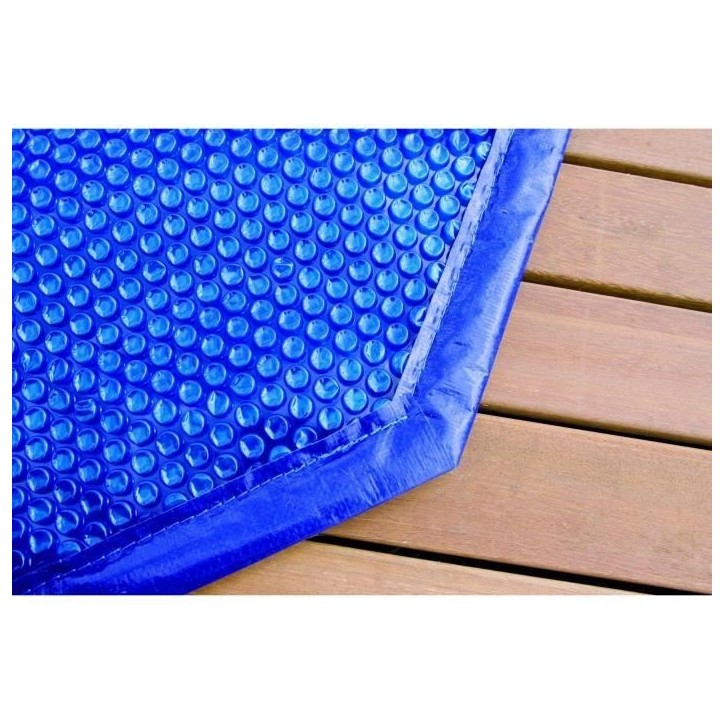 Bâche a bulles pour piscine bois - UBBINK - Rectangulaire 350x650 - Bleue - 400 microns Bâche a bulles pour piscine bois - UBBINK - Rectangulaire 350x650 - Bleue - 400 microns
