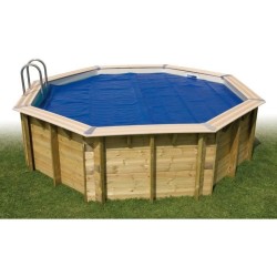 Bâche a bulles pour piscine bois - UBBINK - Rectangulaire 350x650 - B