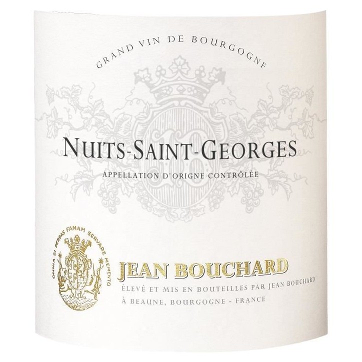 Jean Bouchard 2018 Nuits Saint-Georges - Vin rouge de Bourgogne