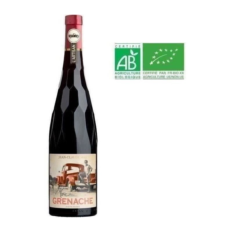 Jean-Claude Mas Mon Grenache Noir 2024 Pays d'Oc - Vin rouge de Langue Jean-Claude Mas Mon Grenache Noir 2024 Pays d'Oc - Vin rouge de Langue