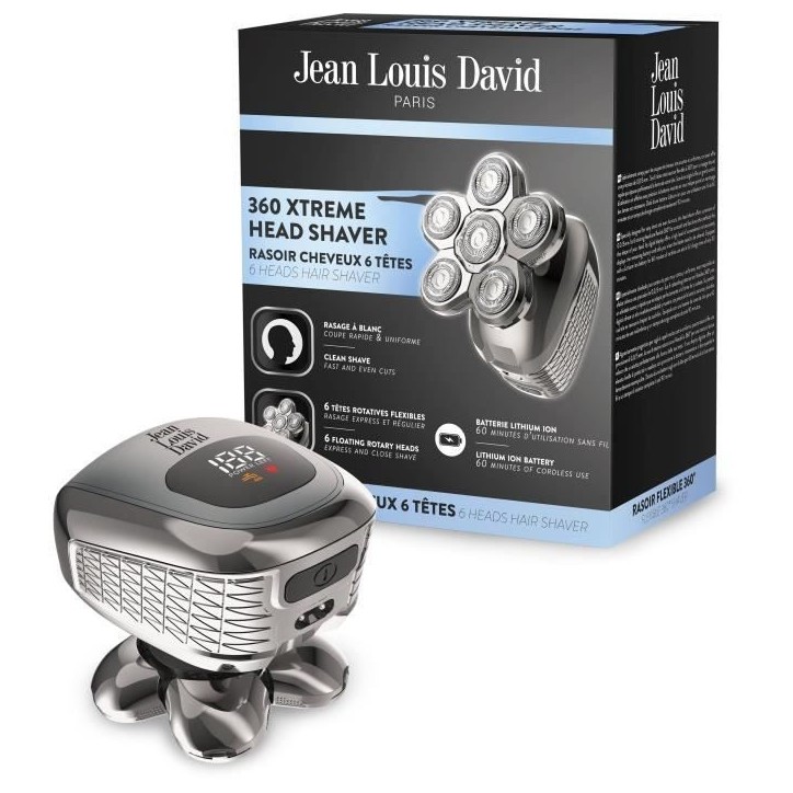 Rasoir Cheveux - JEAN LOUIS DAVID - Entretien Coupes Courtes & Uniformes - Batterie Lithium-Ion - Grande Autonomie Rasoir Cheveux - JEAN LOUIS DAVID - Entretien Coupes Courtes & Uniformes - Batterie Lithium-Ion - Grande Autonomie