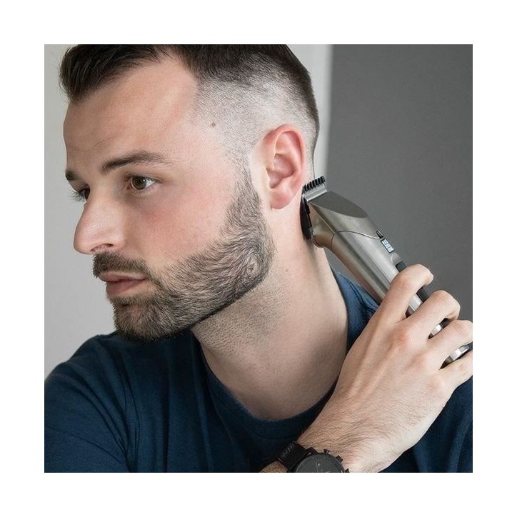 Tondeuse cheveux - JEAN LOUIS DAVID - Pro Hair Clipper - 20 Hauteurs de Coupe - Batterie Lithium Ion - Grande Autonomie Tondeuse cheveux - JEAN LOUIS DAVID - Pro Hair Clipper - 20 Hauteurs de Coupe - Batterie Lithium Ion - Grande Autonomie