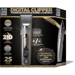 Tondeuse barbe & cheveux - JEAN LOUIS DAVID - Digital Clipper - 25 Hau