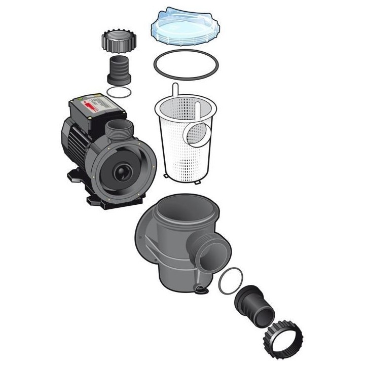 Pompe de filtration Ubbink pour piscine - Poolmax TP150 - 1,50CV - Débit max 21600l/h - garantie 2 ans