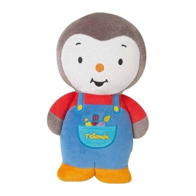 Peluche - JEMINI - T'CHOUPI - 25cm - Mixte - Bleu, rouge, jaune, blanc