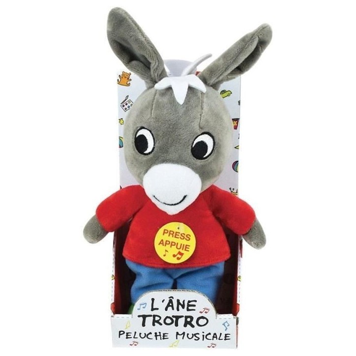 TROTRO Peluche musicale +/- 28 cm