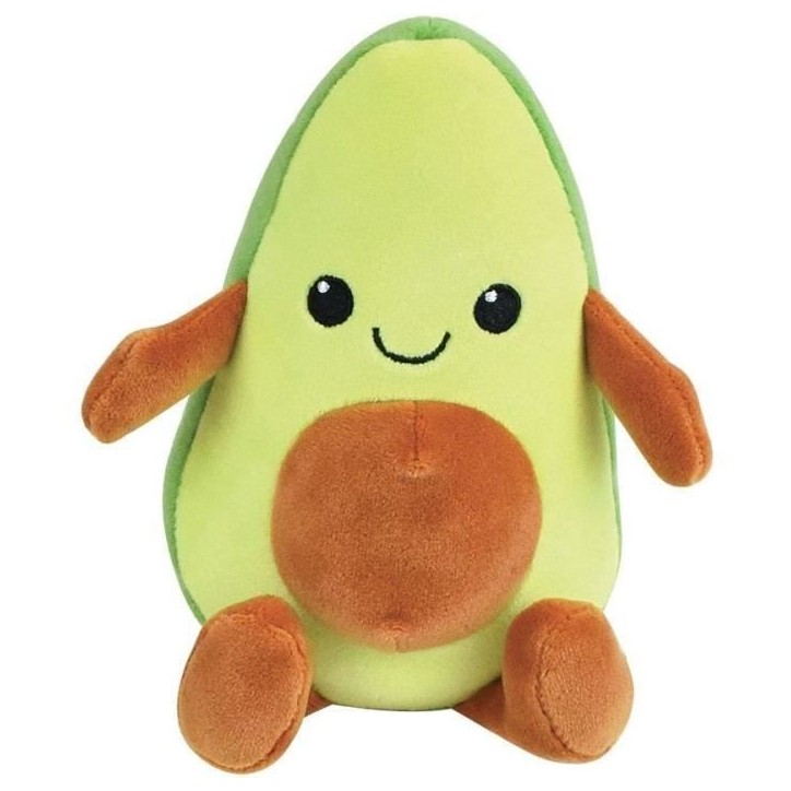 JEMINI Fruity 's cagette de 6 peluches toutes douces fruits et légumes +/- 17 cm JEMINI Fruity 's cagette de 6 peluches toutes douces fruits et légumes +/- 17 cm