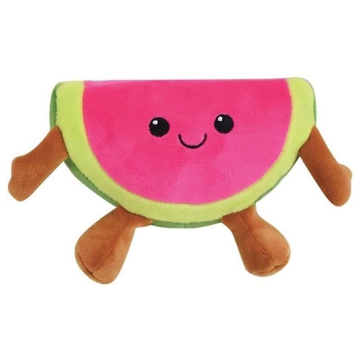 JEMINI Fruity 's cagette de 6 peluches toutes douces fruits et légumes +/- 17 cm JEMINI Fruity 's cagette de 6 peluches toutes douces fruits et légumes +/- 17 cm