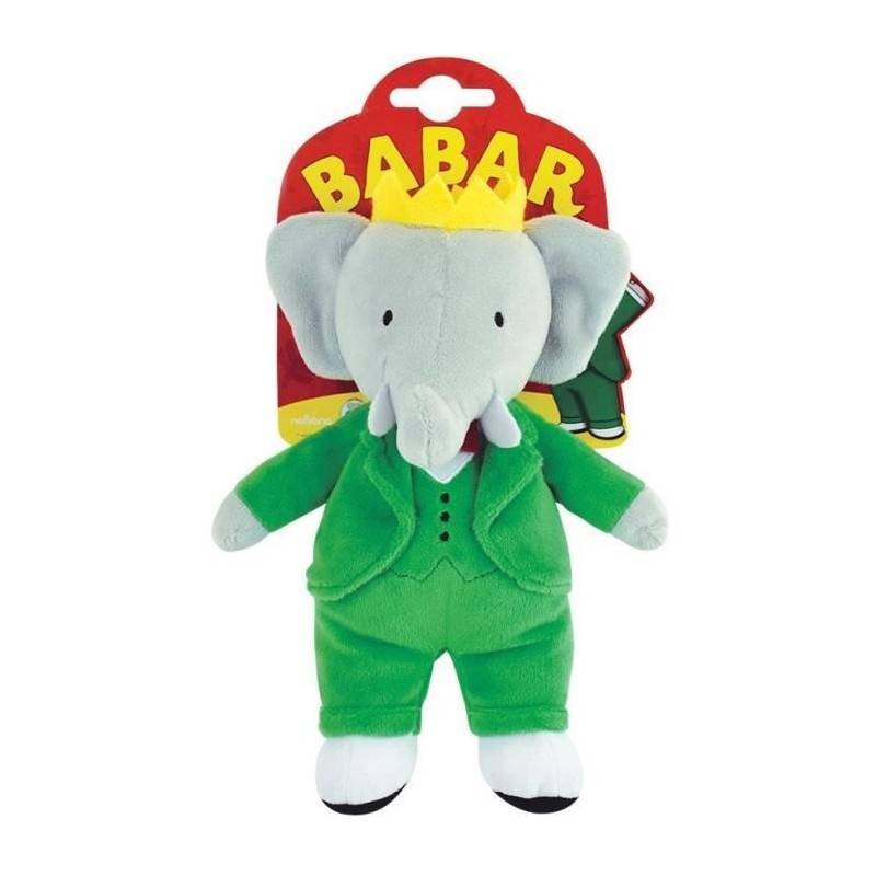 Babar Peluche Éléphant +/- 20 cm - JEMINI - Représentation parfaite Babar Peluche Éléphant +/- 20 cm - JEMINI - Représentation parfaite
