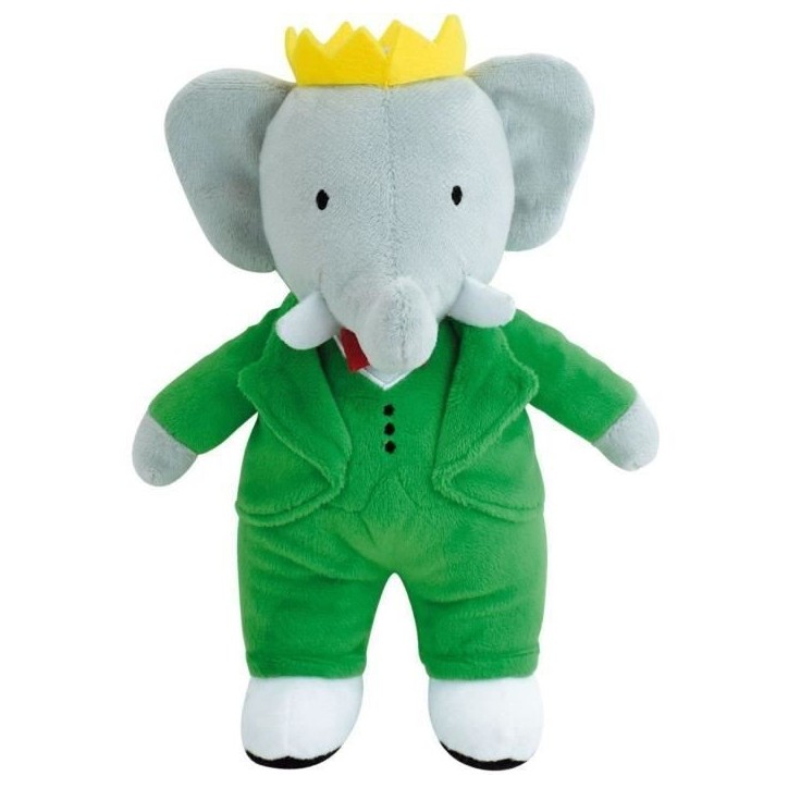 Babar Peluche Éléphant +/- 20 cm - JEMINI - Représentation parfaite du roi des éléphants. Babar Peluche Éléphant +/- 20 cm - JEMINI - Représentation parfaite du roi des éléphants.