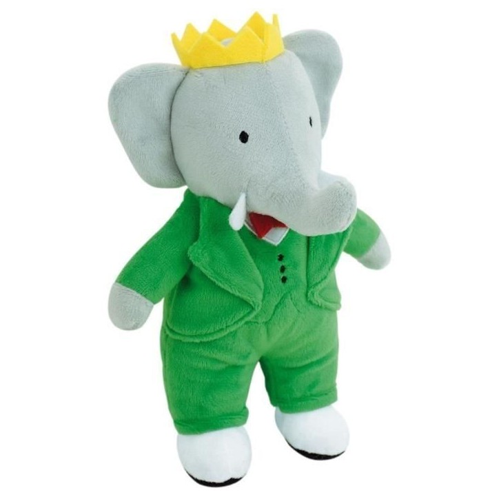Babar Peluche Éléphant +/- 20 cm - JEMINI - Représentation parfaite du roi des éléphants. Babar Peluche Éléphant +/- 20 cm - JEMINI - Représentation parfaite du roi des éléphants.