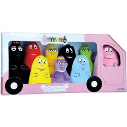 Coffret 9 Peluches Barbapapa +/- 15 cm - JEMINI - Inclut Barbapapa, Ba