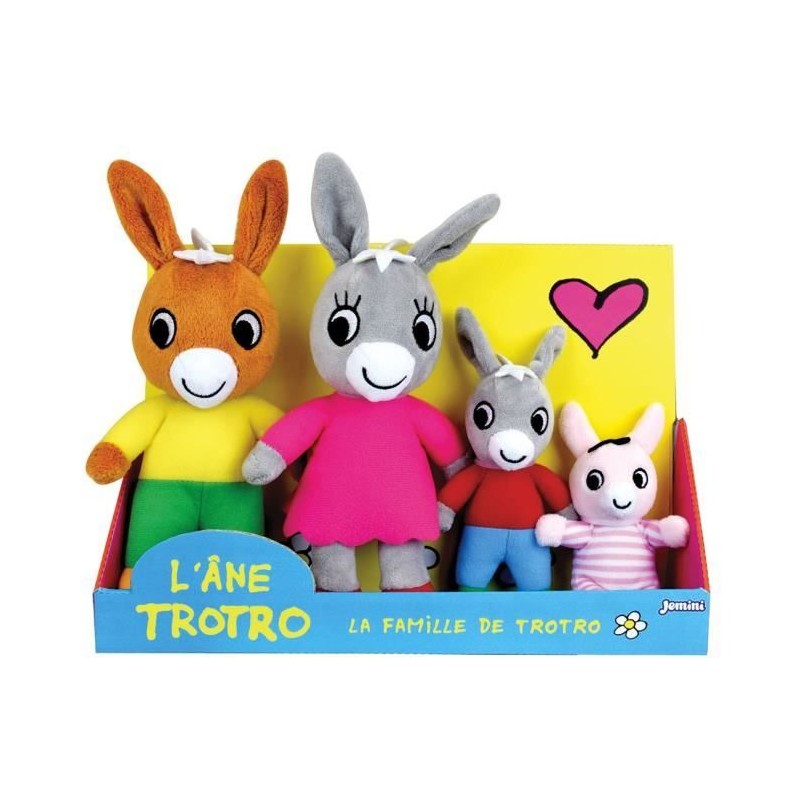 Coffret Peluche Trotro et Famille +/- 15 cm - JEMINI - Trotro, sa mama Coffret Peluche Trotro et Famille +/- 15 cm - JEMINI - Trotro, sa mama
