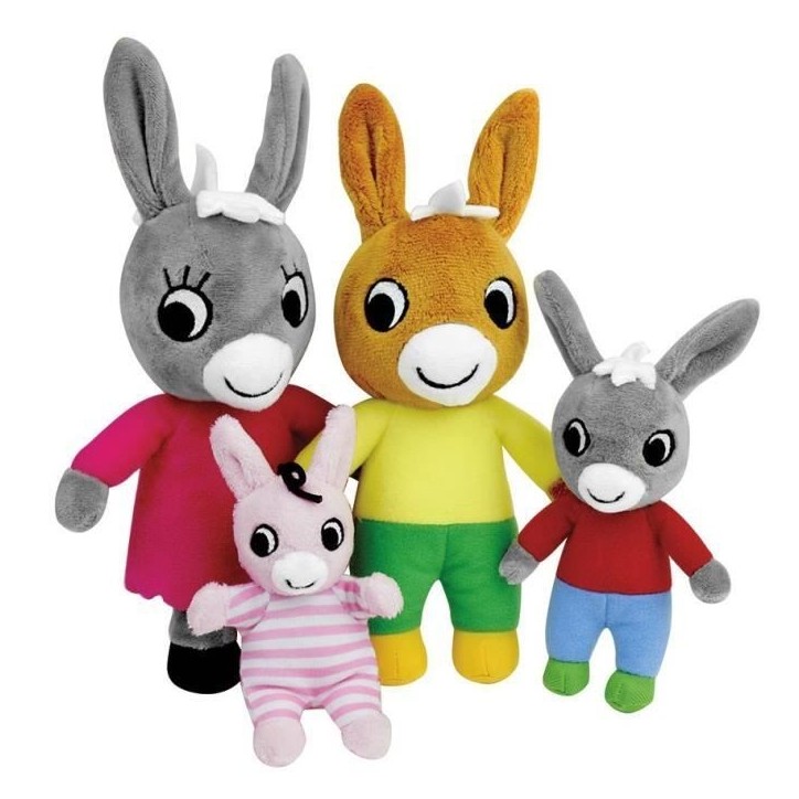 Coffret Peluche Trotro et Famille +/- 15 cm - JEMINI - Trotro, sa maman, son papa et sa petite soeur. Coffret Peluche Trotro et Famille +/- 15 cm - JEMINI - Trotro, sa maman, son papa et sa petite soeur.