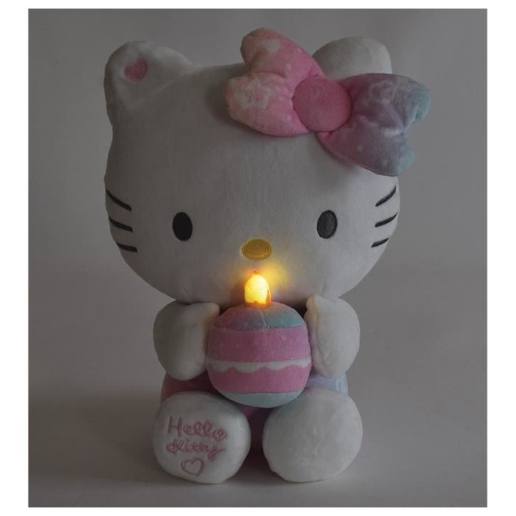 Hello Kitty Peluche Interactive Anniversaire +/- 26 cm - JEMINI - Musique, bougie et rire interactifs. Hello Kitty Peluche Interactive Anniversaire +/- 26 cm - JEMINI - Musique, bougie et rire interactifs.