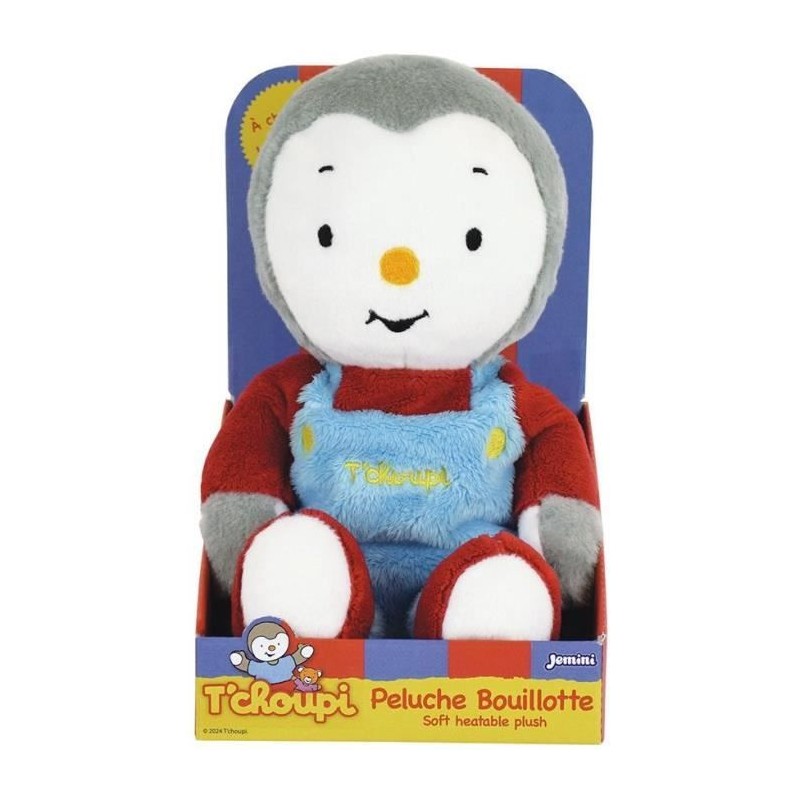 T'choupi Peluche Bouillotte +/- 21 cm avec Micro Perles d'Argile - JEM T'choupi Peluche Bouillotte +/- 21 cm avec Micro Perles d'Argile - JEM