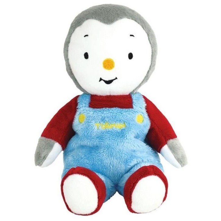 T'choupi Peluche Bouillotte +/- 21 cm avec Micro Perles d'Argile - JEMINI - Apaise les maux de ventre et réchauffe.