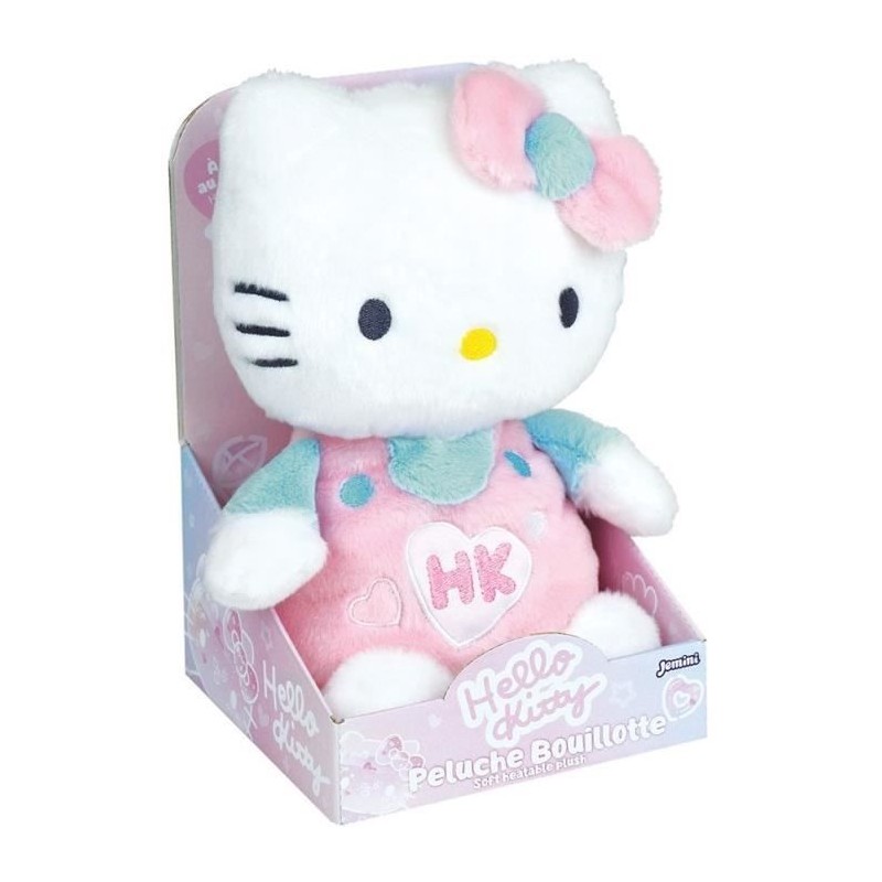 Peluche bouillote - HELLO KITTY - JEMINI - Douce - 21 cm Peluche bouillote - HELLO KITTY - JEMINI - Douce - 21 cm