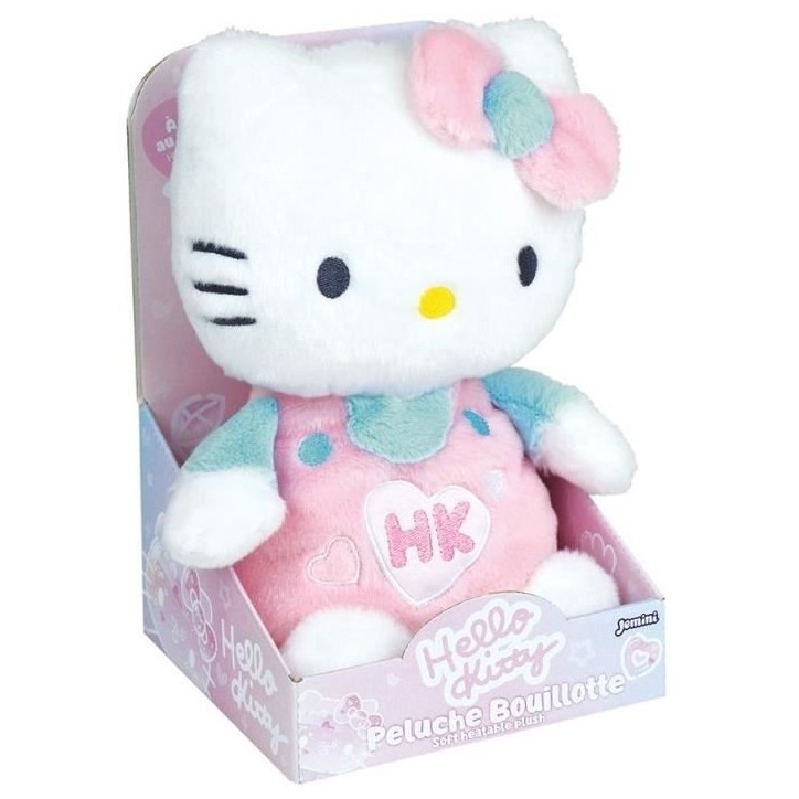 Peluche bouillote - HELLO KITTY - JEMINI - Douce - 21 cm Peluche bouillote - HELLO KITTY - JEMINI - Douce - 21 cm