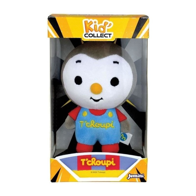Peluche a collectionner - JEMINI - T'CHOUPI - Kid'collect +/- 13 cm Peluche a collectionner - JEMINI - T'CHOUPI - Kid'collect +/- 13 cm