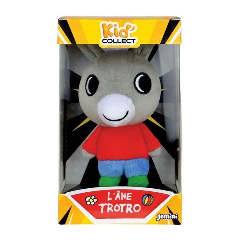 Peluche a collectionner Âne Trotro - JEMINI - TROTRO - Kid'collect +/ Peluche a collectionner Âne Trotro - JEMINI - TROTRO - Kid'collect +/