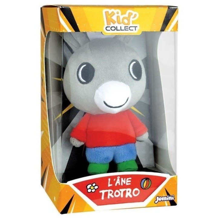Peluche a collectionner Âne Trotro - JEMINI - TROTRO - Kid'collect +/- 13 cm Peluche a collectionner Âne Trotro - JEMINI - TROTRO - Kid'collect +/- 13 cm