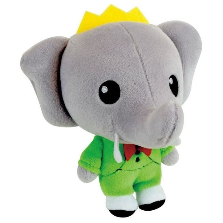 Peluche a collectionner Elephant - JEMINI - BABAR - Kid'collect +/- 13 cm Peluche a collectionner Elephant - JEMINI - BABAR - Kid'collect +/- 13 cm