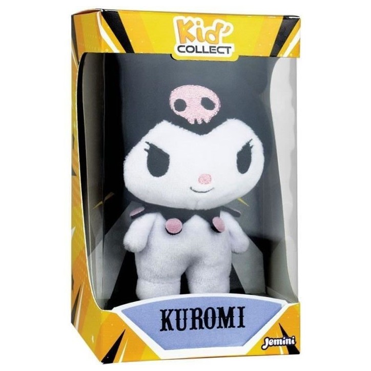 Peluche a collectionner Kuromi - JEMINI - Hello Kitty - Kid'collect +/- 13 cm Peluche a collectionner Kuromi - JEMINI - Hello Kitty - Kid'collect +/- 13 cm