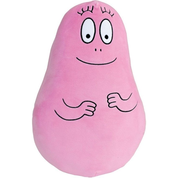Lot de 2 peluches coussins - BARBAPAPA - JEMINI - Barbapapa et Barbamama - 40 cm Lot de 2 peluches coussins - BARBAPAPA - JEMINI - Barbapapa et Barbamama - 40 cm
