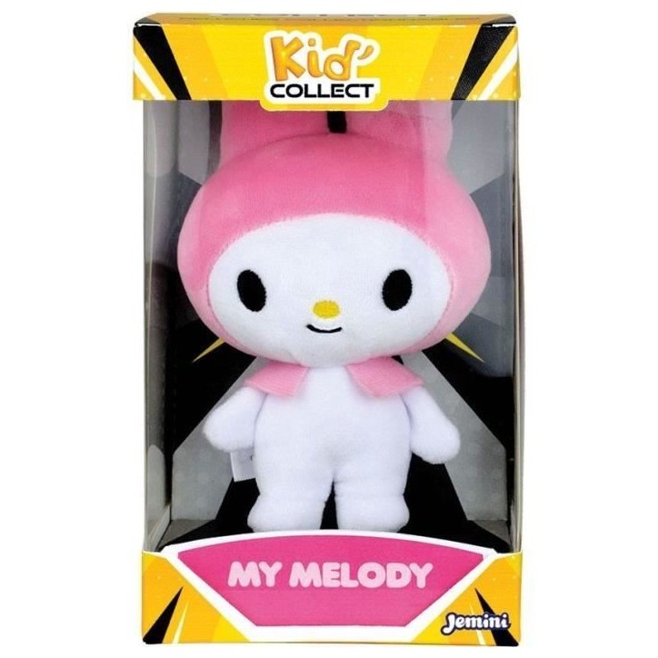 Peluche a collectionner My Melody - JEMINI - HELLO KITTY - Kid'collect +/- 13 cm Peluche a collectionner My Melody - JEMINI - HELLO KITTY - Kid'collect +/- 13 cm