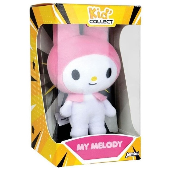 Peluche a collectionner My Melody - JEMINI - HELLO KITTY - Kid'collect +/- 13 cm Peluche a collectionner My Melody - JEMINI - HELLO KITTY - Kid'collect +/- 13 cm
