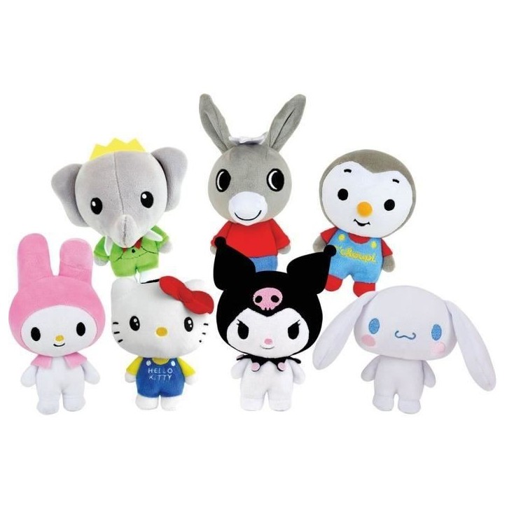 Peluche a collectionner Cinnamoroll - JEMINI - HELLO KITTY - Kid'collect +/- 13 cm Peluche a collectionner Cinnamoroll - JEMINI - HELLO KITTY - Kid'collect +/- 13 cm