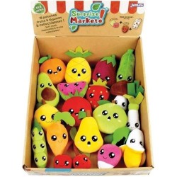 Lot de 18 pochettes surprises - JEMINI - Surprise Market - Peluche fru