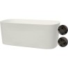 Jardiniere avec réserve d'eau - GARDEN ID Respect - Blanc 50 x 17 cm
