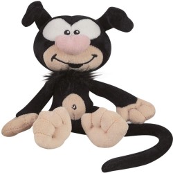 Lot de 3 peluches Marsupilami - JEMINI - Bibi, Bobo et Bibu - 17 cm
