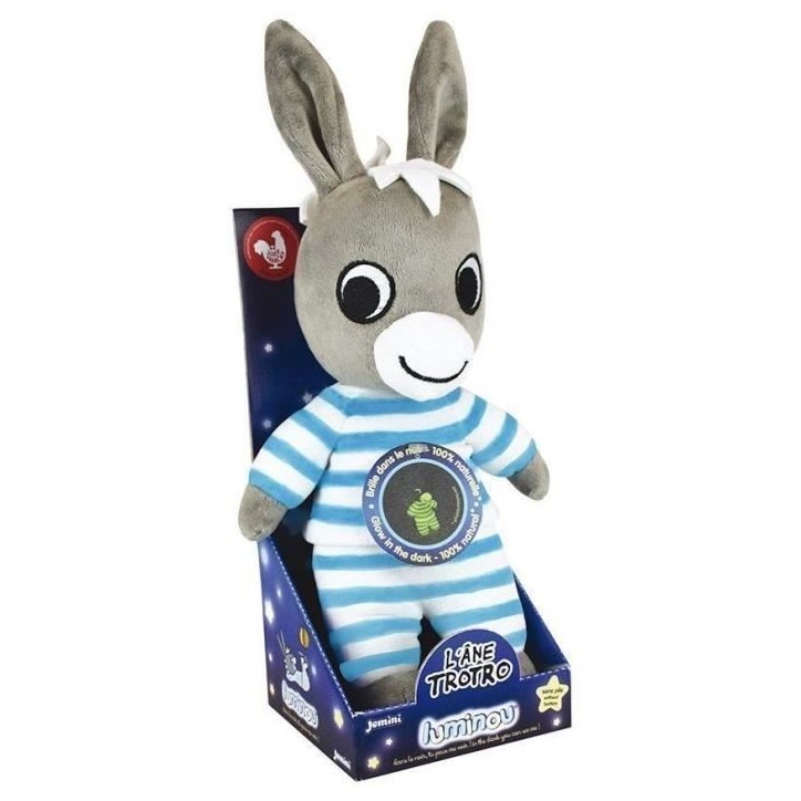 Peluche lumineuse naturelle TROTRO - Jemini - 25 cm - fonctionne sans pile Peluche lumineuse naturelle TROTRO - Jemini - 25 cm - fonctionne sans pile