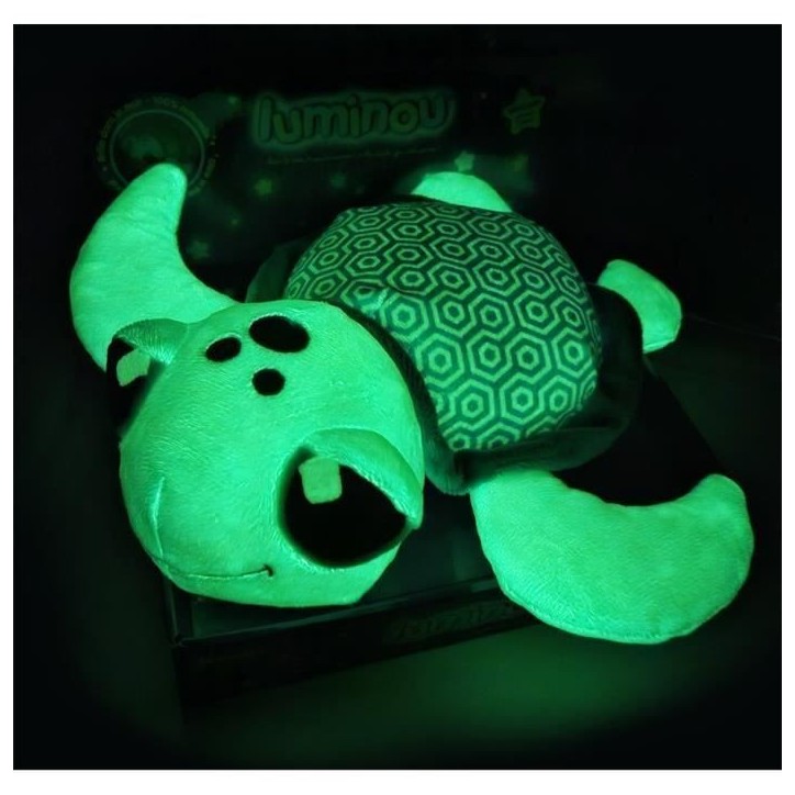 Ma Petite Carapace Peluche Tortue Lumineuse Naturelle +/- 25 cm - JEMINI - Chargeable a la lumiere, fonctionne sans pile. Ma Petite Carapace Peluche Tortue Lumineuse Naturelle +/- 25 cm - JEMINI - Chargeable a la lumiere, fonctionne sans pile.