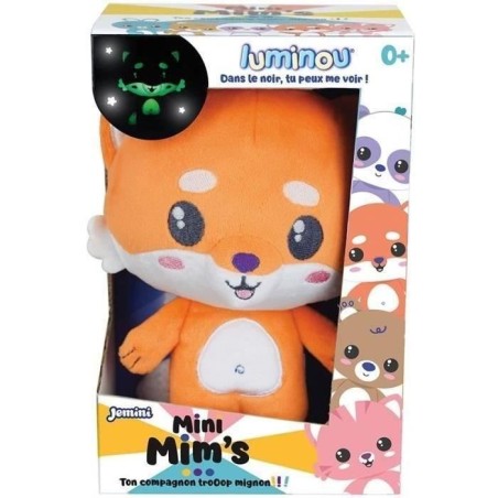 Peluche lumineuse naturelle - JEMINI - Luminou renard mini mim's - Fon