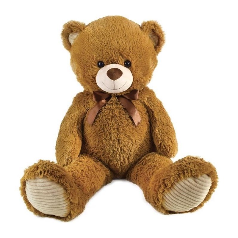 Ours en Peluche Marron avec Noeud +/- 100 cm - PLANET PLUCH - Magnifiq Ours en Peluche Marron avec Noeud +/- 100 cm - PLANET PLUCH - Magnifiq
