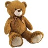Ours en Peluche Marron avec Noeud +/- 100 cm - PLANET PLUCH - Magnifiq