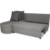 Canapé d'angle convertible réversible 3 places JEN - Tissu Gris - St