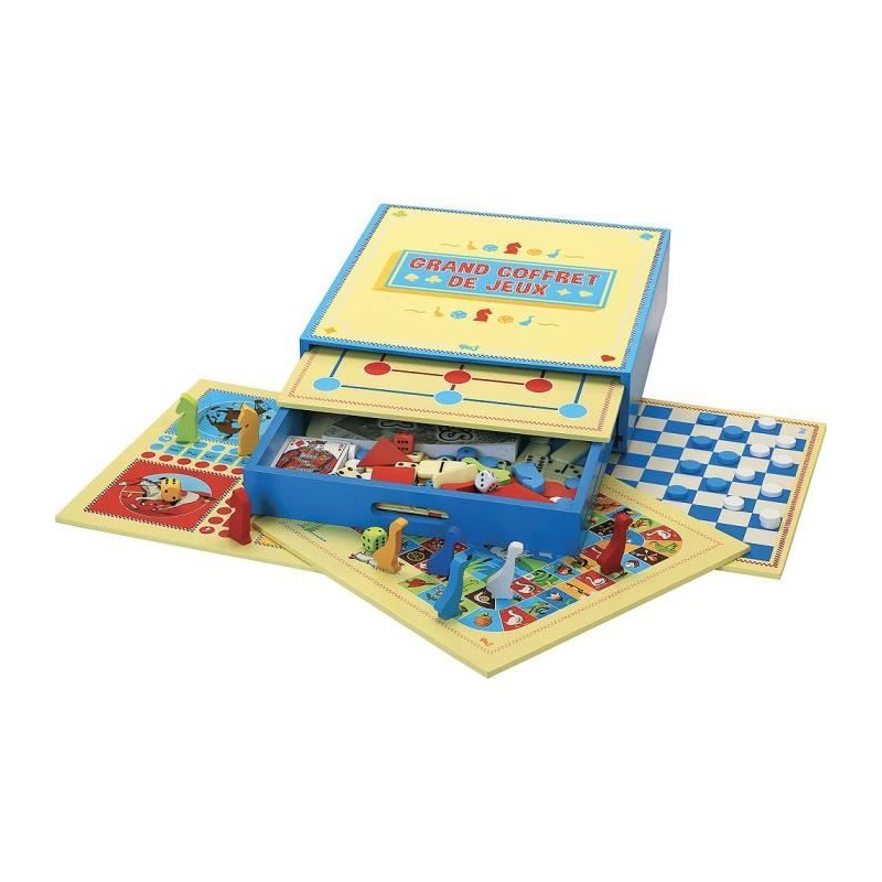 Jeu de société en bois - L'ARBRE A JOUER - Grand Coffret de Jeux - 2 Jeu de société en bois - L'ARBRE A JOUER - Grand Coffret de Jeux - 2