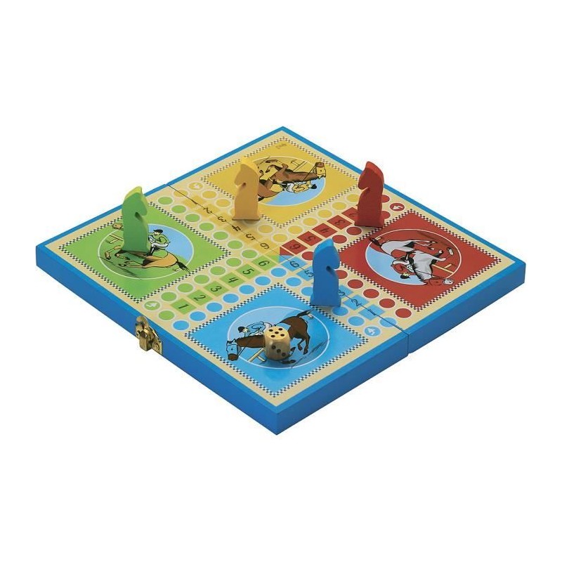 Jeujura - Coffret Pliant Petits Chevaux - L'arbre a Jouer - Jeu de Soc Jeujura - Coffret Pliant Petits Chevaux - L'arbre a Jouer - Jeu de Soc