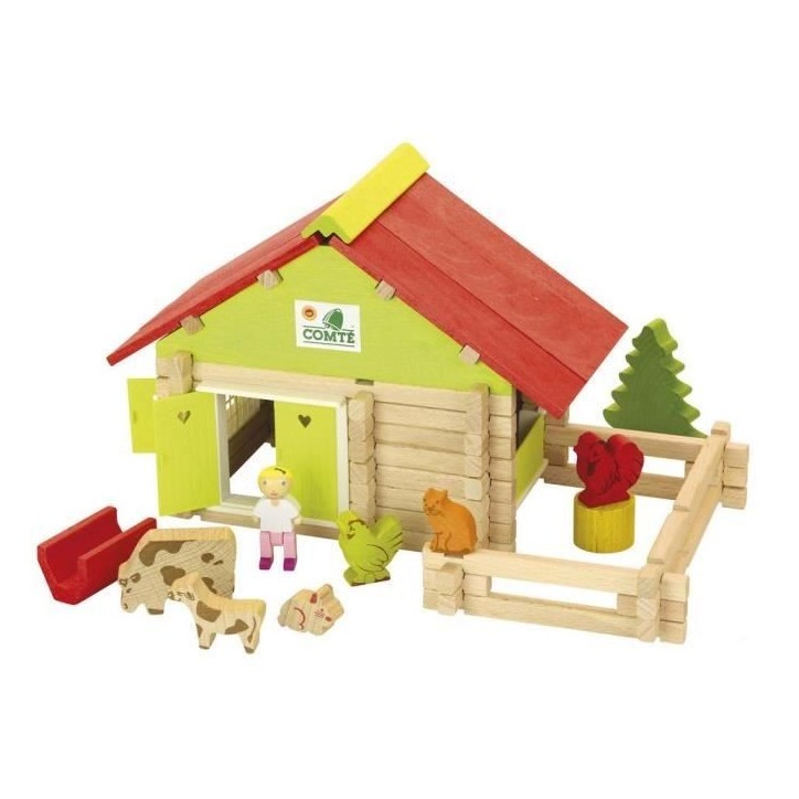 JEUJURA Ferme avec animaux - 100 pieces