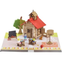 L'école du village - Jeu de construction - JEUJURA - 125 pieces