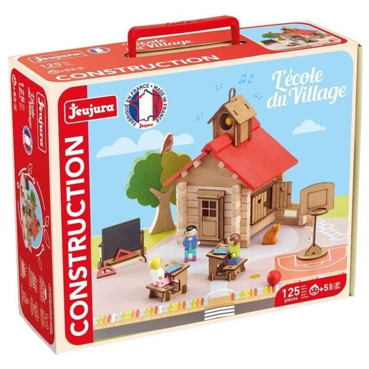L'école du village - Jeu de construction - JEUJURA - 125 pieces
