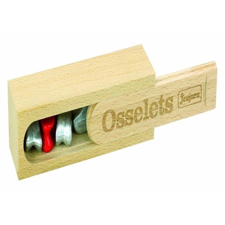 Jeu de société traditionnel - JEUJURA - Osselet - Mixte - Intérieur - Marron