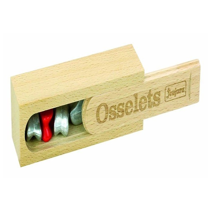 Jeu de société traditionnel - JEUJURA - Osselet - Mixte - Intérieur - Marron Jeu de société traditionnel - JEUJURA - Osselet - Mixte - Intérieur - Marron