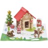 La cabane du Pere Noël - Jeu de construction - JEUJURA - 60 pieces