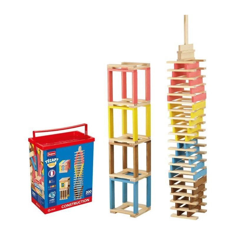 Técap Multicolor - Jeu d'équilibre et de construction - JEUJURA - 20 Técap Multicolor - Jeu d'équilibre et de construction - JEUJURA - 20